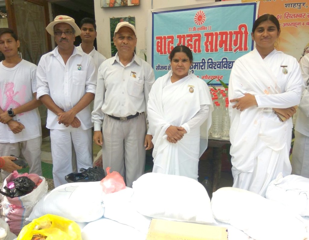 Gorakhpur- Flood Relief by Brahma Kumaris